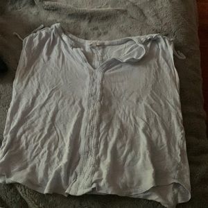light blue tank/tunic top